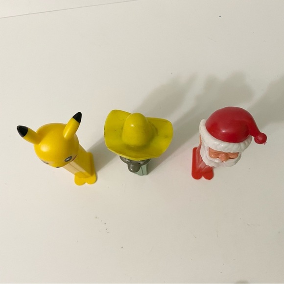 Lot of 3 Pez Dispensers Pokemon Pikachu Speedy Gonzales Santa Claus - Picture 4 of 10